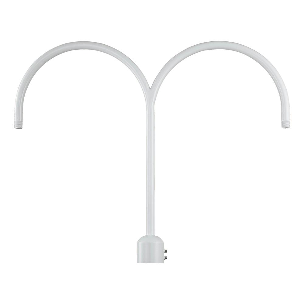 Millennium Lighting RPAD-WH R Series Two Light Post Adapter in White